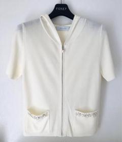未使用極美品♡アベニールエトワールポケットビジューカーディガンのサムネイル