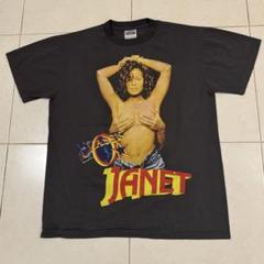 限定セールL☆USA製TULTEX☆ジャネットジャクソン☆85年フォトT