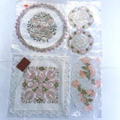 再お値下げ☆カロチャ刺繍☆テーブル敷き 可愛いいハンガリー刺繍敷物 カロチャ刺繍 豪華刺繍 未使用品➂