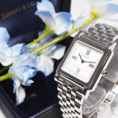 Tiffany クラシックスクエア 腕時計 不動品 Tiffany クラシックスクエア 腕時計 不動品
