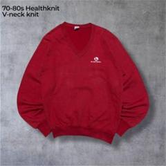 70s 80s USA製 ピンク スウェットシャツ ヘルスニット vintage f050515-05_1.jpg