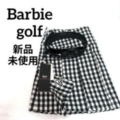 【特別特価】新品 バービーゴルフウェア チェック柄スカート サイズ2　ベルト付き 特別特価】新品 バービーゴルフウェア チェック柄スカート