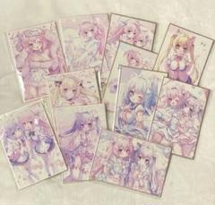 桃稚ちあ　オンラインくじ　ミニ色紙　9種 桃稚ちあ オンラインくじ ミニ色紙 9種 - メルカリ