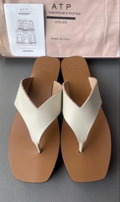 5.2万 アパルトモン MICHEL VIVIEN ゴールドサンダル ミュール