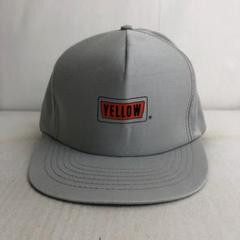 【USA製】Yellow イエロー トラック運送会社 トラッカーキャップ グレー