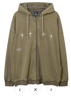 NIHAOHAO Back graphic print フルジップフーディーのサムネイル