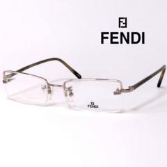 【FENDI】FENDI スクエアフレーム メガネ Fendi Oversized Logo Square Acetate & Metal Sunglasses