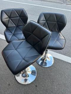 【中古品】カウンターチェア　３脚セット