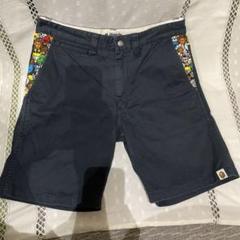 アベイシングエイプ ベビーマイロ ショートパンツ Mサイズ ネイビー A BATHING APE / アベイシングエイプ | BABY MILO / ベイビー