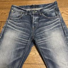 Johnbull ジョンブル フェード加工 ショートストレートデニムジーンズ