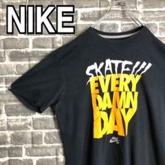 ナイキ☆Tシャツ 古着 ゆるだぼ デカロゴ 90s サイドデザイン i38