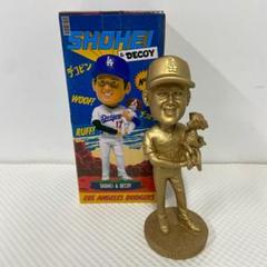 【入手困難！】大谷翔平ボブルヘッド ゴールド MLB】大谷翔平＆デコピンのボブルヘッド、金バージョンは32万円