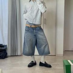 極太 South pole デニムショーツ バギーショーツ Jorts - メルカリ