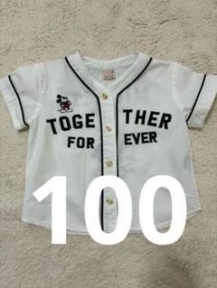 petit main Mickey Mouse 半袖シャツ 100