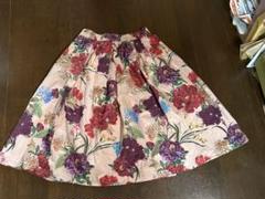 ZARA WOMAN フレアスカート 花柄 ひざ丈