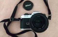 Nikon ニコン FG-20 一眼レフ フィルムカメラ ストロボとケース付き Nikon ニコン FG-20 一眼レフ フィルムカメラ ストロボとケース
