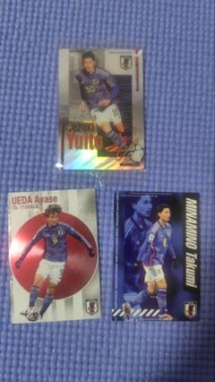 値下 サッカー日本代表カード ウエハース Jリーグチップス 南野 上田 鈴木