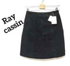 Ray cassin レイカズンブラックコーデュロイ ミニスカート 美品新品