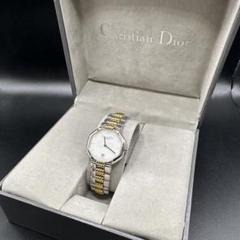 稼動品✨　Dior　時計　腕時計　ロゴ　オクタゴン　コンビ　バングル　739 稼動品✨ Dior 時計 腕時計 ロゴ オクタゴン コンビ バングル