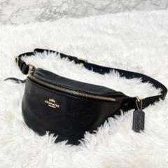 【未使用】COACH ウエストバッグ シグネチャー w3 COACH - コーチ シグネチャー ウエストバッグ レディース 【中古