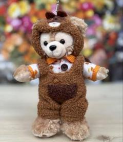 ダッフィー　秋のぼうけん　ぬいば　ぬいぐるみバッヂ ディズニー ダッフィー 秋のぼうけん 2019 ぬいぐるみ バッジ