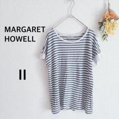 マーガレットハウエル　MARGARET HOWELL　半袖シャツ　リネン１００％