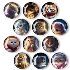 かわいい猫のマグネット【20個セット】