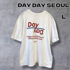flowers logo L/S tee | DAY DAY seoul's STORE