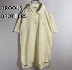 美品 Brooks Brothers 半袖ポロシャツ 刺繍ロゴ ノームコア M Brooks Brothers - ブルックスブラザーズ ロゴ刺繍 半袖