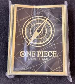 【新品未使用】リミテッドカードスリーブ　ブラックゴールド②【ワンピースカード】のサムネイル