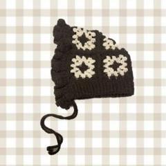 ふりふりバブーシュカ風帽子⋆౨ৎ゜⟡.ハンドメイド 大人用