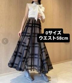 2025年最新】snidel スカート チュールエンブロイダリーの人気