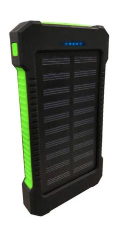 ソーラーバッテリー 10000mAh グリーン PSE承認 RS-C779