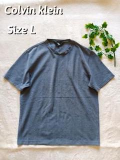 Calvin Klein Tシャツ 大きめサイズ　日本製　無地 シンプル グレー
