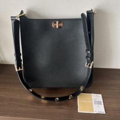 MICHAEL KORS SULLIVAN ブラック レザー ショルダーバッグ MICHAEL KORS SULLIVAN ブラック レザー ショルダーバッグ
