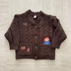 petit main パディントン　ニットカーディガン　M（100〜110）