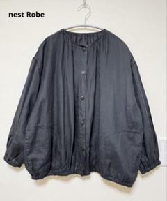 最新入荷 美品／nest ラミーギャザーショートブルゾン ネストローブ Robe ジャケット・アウター