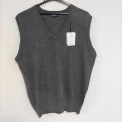 新品タグ付き】St.Scott LONDON Vネックセーター グレー Lサイズ