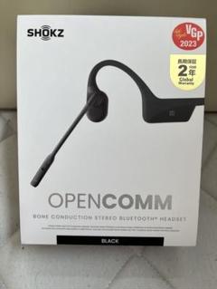 SHOKZ OPENCOMM 骨伝導ヘッドセット ブラック 骨伝導ヘッドセットOpenCommに新色ブラック登場！ | フォーカル