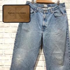 Calvin Klein Jeans バギーテーパードデニムパンツ 古着1812
