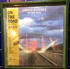 浜田省吾 ON THE ROAD LPレコード入 額縁付き 山小屋保管 浜田省吾ON THE ROAD LPレコード入額縁付き山小屋保管