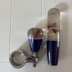 当時物！毛針シフトノブ！水中花 当時物毛針入り水中花シフトノブの通販 by m's shop｜ラクマ