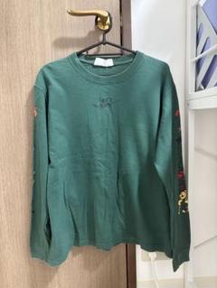 Left Alone レフトアローン 長袖 Tシャツ グリーン Mサイズ