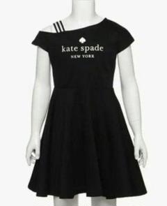美品✨ケイトスペード プリーツワンピース 半袖 ロゴ 150 女の子