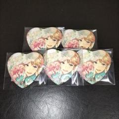 鳴上嵐　痛バ　まとめ売り　とるパカ　ハート缶 あんスタ 鳴上嵐 とるパカvol.8 ハート型缶バッジ - メルカリ
