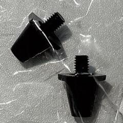 トラックスタッド 13 mm アルミニウム 軽量 交換用スタッド ブラック 2個