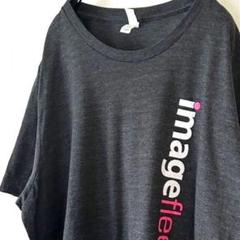 キャンバス image fleet.com Tシャツ L グレー 灰色 古着