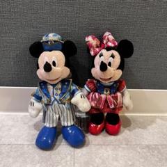 タグ付】東京ディズニーシー 15周年 ミッキーミニー ぬいぐるみ