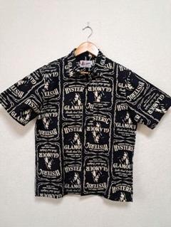 ヒステリックグラマー　半袖シャツ　ワークシャツ ヒステリックグラマー HYSTERIC84 半袖シャツ ブラック 新品未