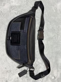 【美品】コーチ　COACH リビングトンベルトバッグパッチワーク　76207 美品】コーチ COACH リビングトンベルトバッグパッチワーク